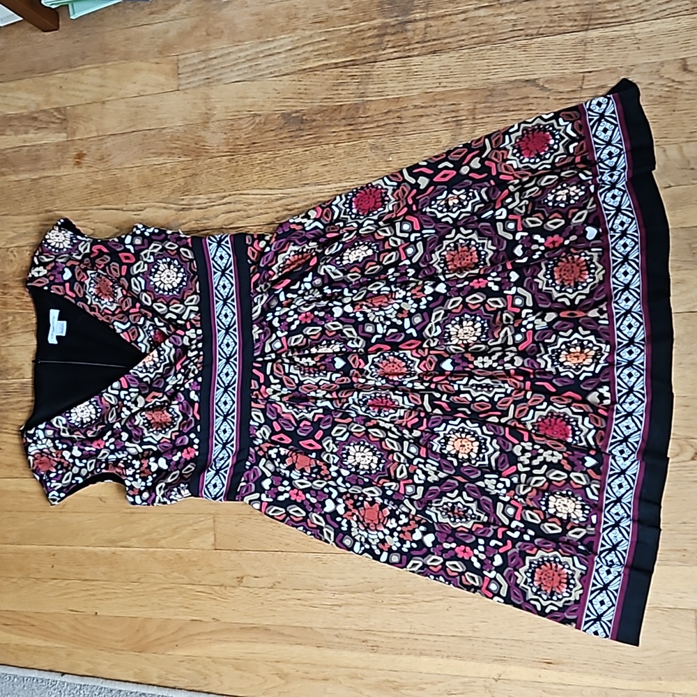 Liz Claiborne autumnal dress 14